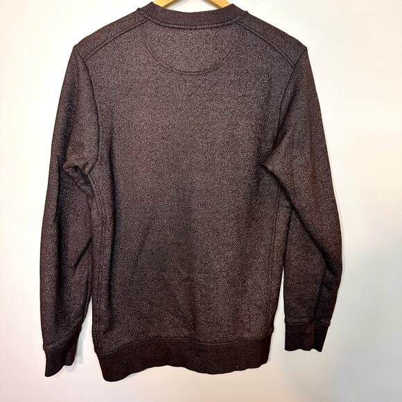 Columbia Brown Sweatshirt Crewneck Long Sleeve Cotton Blend Size S - Picture 4 of 6